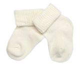 Dojčenské ponožky, Baby Nellys, ecru, veľ. 6-9m