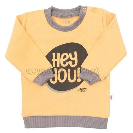 Dojčenské tričko New Baby With Love horčicové Žltá 68 (4-6m)
