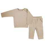 Dojčenské tričko s dlhým rukávom a tepláčky Koala Bello beige béžová 62 (3-6m)