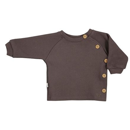 Dojčenské tričko s dlhým rukávom Koala Pure brown hnedá 62 (3-6m)