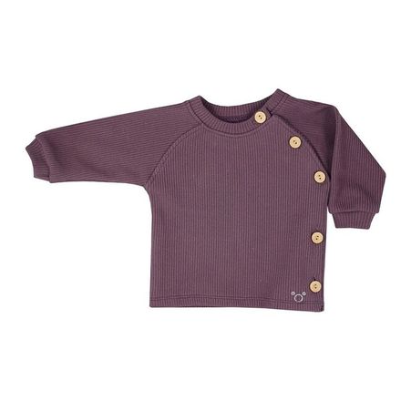 Dojčenské tričko s dlhým rukávom Koala Pure purple fialová 62 (3-6m)