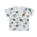 Dojčenské tričko s krátkym rukávom Koala Nature zelená 68 (4-6m)