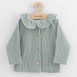 Dojčenský kabátik na gombíky New Baby Luxury clothing Laura sivý sivá 92 (18-24m)