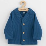 Dojčenský kabátik na gombíky New Baby Luxury clothing Oliver modrý modrá 74 (6-9m)