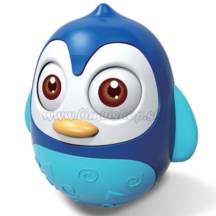 Kývajúca hračka Baby Mix tučniak modrý modrá 