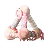 Edukačná hračka Baby Ono pyramída Tiny Yoga pink ružová 