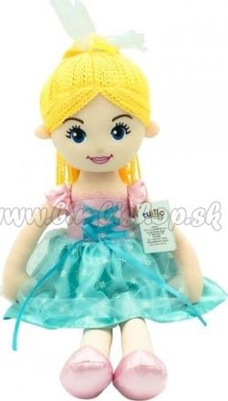 Handrová bábika Emilka, Tulilo, 52 cm - blond vlasy