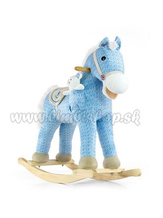 Hojdací koník s melódiou Milly Mally Pony modrý modrá 