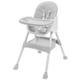 Jedálenská stolička Baby Mix Nora dusty grey sivá 