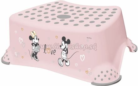 Keeeper Stolička, schodík s protišmykovou funkciou - Minnie Mouse, ružový