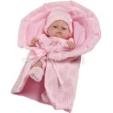 Luxusná detská bábika-bábätko Berbesa Valentina 28cm ružová 