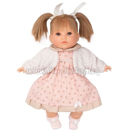 Luxusná hovoriaca detská bábika-dievčatko Berbesa Natálka 40cm ružová 
