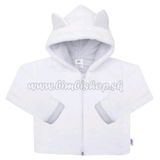 Luxusný detský zimný kabátik s kapucňou New Baby Snowy collection biela 80 (9-12m)
