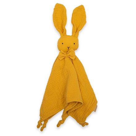 Mušelínový usínáčik New Baby Rabbit mustard Žltá 