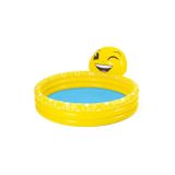 Nafukovací detský bazén s vodnou fontánou Bestway Smajlík Žltá 