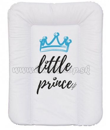NELLYS Prebaľovacia podložka, mäkká, Little Prince, 70 x 50cm, biela