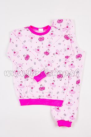 Skladom Detské pyžamo Baletka ružová/ružová