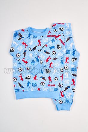 Skladom Detské pyžamo Futbal sv.modrá/modrá