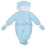 Zimná kombinézka New Baby Nice Bear modrá 62 (3-6m)
