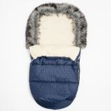 Zimný fusak New Baby Lux Wool blue modrá 